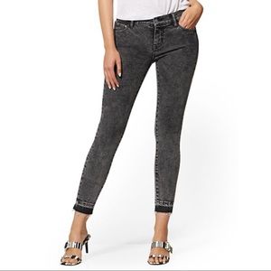 NYCO Mid-Rise Super-Skinny Ankle Jeans